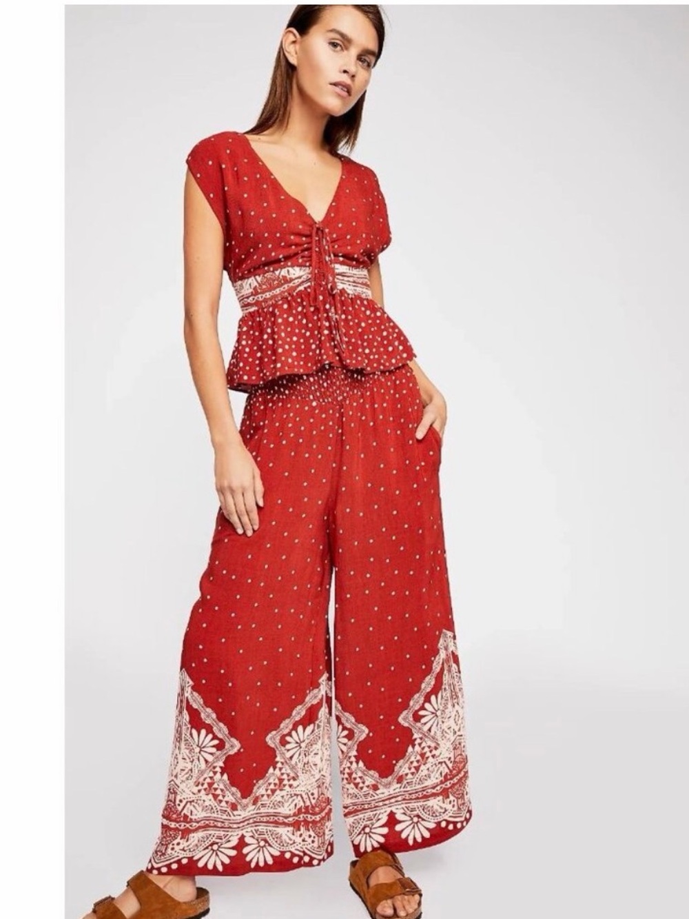 NWT Free People Babylon River Flow Set